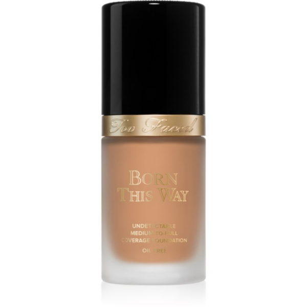 Too Faced Born This Way Flawless Coverage Natural Finish Foundation fedő hatású alapozó természetes hatásért árnyalat Natural Beige 30 ml-Ár