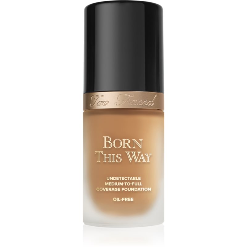 Too Faced Born This Way Flawless Coverage Natural Finish Foundation fedő hatású alapozó természetes hatásért árnyalat Praline 30 ml-Ár