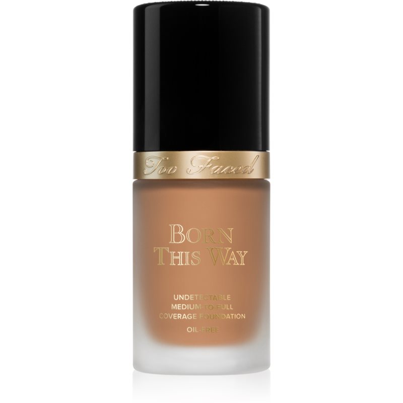 Too Faced Born This Way Flawless Coverage Natural Finish Foundation fedő hatású alapozó természetes hatásért árnyalat Sand 30 ml-Ár