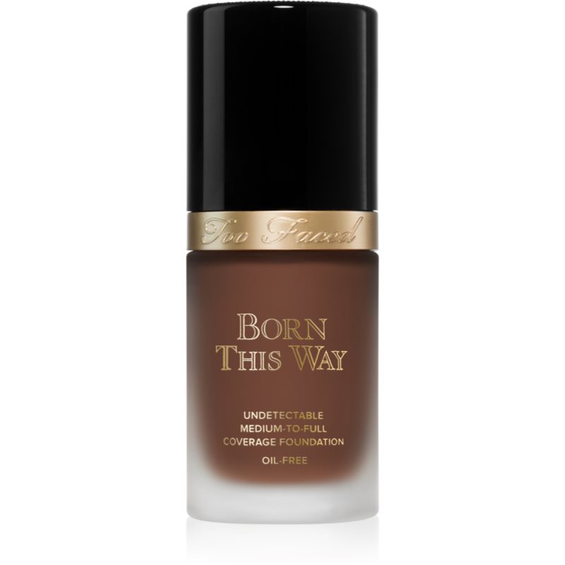 Too Faced Born This Way Flawless Coverage Natural Finish Foundation fedő hatású alapozó természetes hatásért árnyalat Truffle 30 ml-Ár