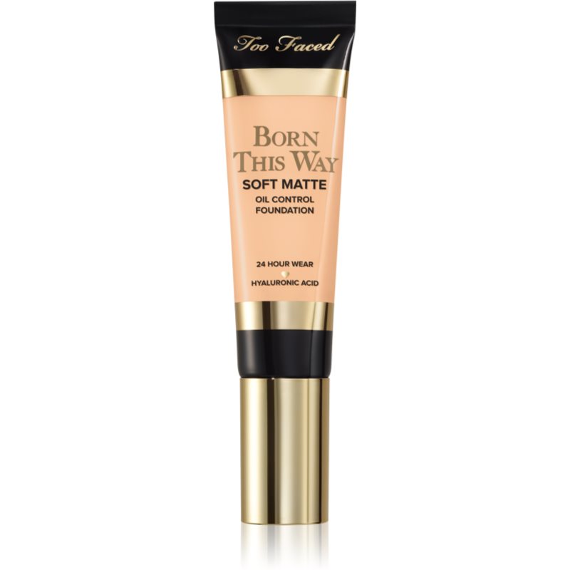 Too Faced Born This Way Soft Matte Foundation mattító make-up árnyalat Almond 30 ml-Ár