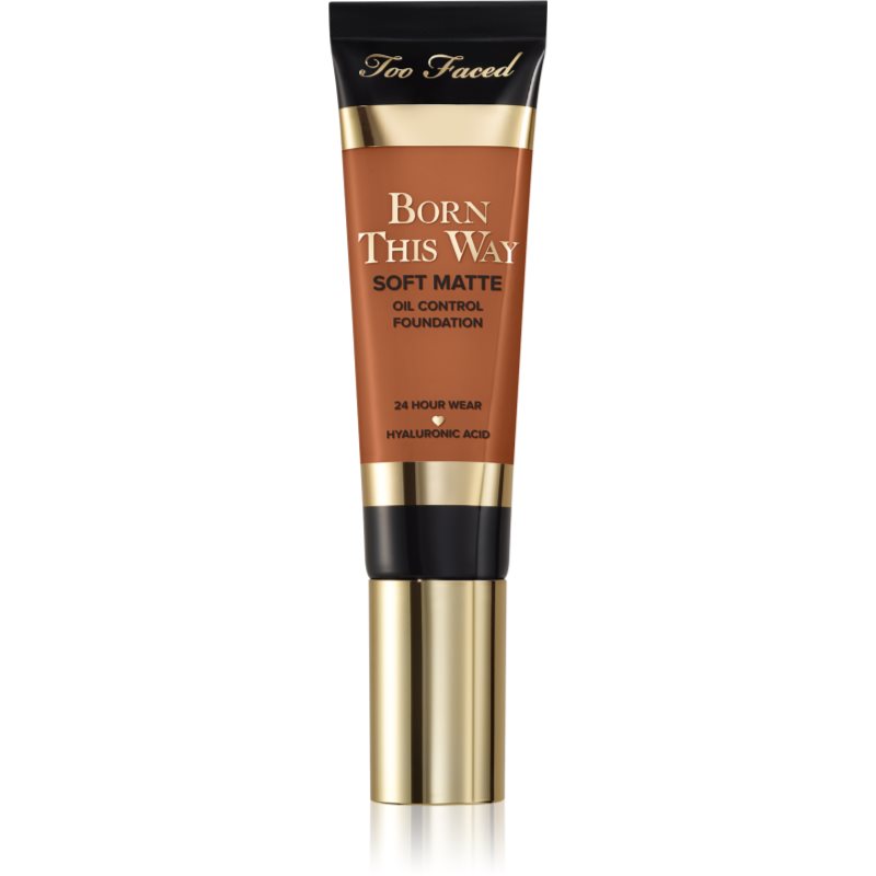 Too Faced Born This Way Soft Matte Foundation mattító make-up árnyalat Butter Pecan 30 ml-Ár