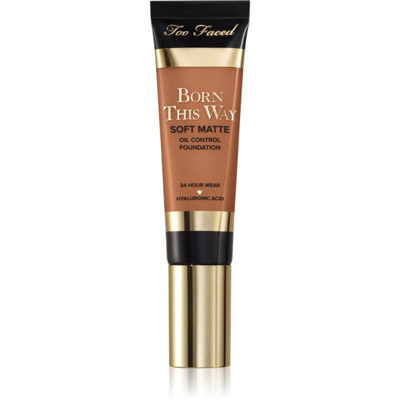 Too Faced Born This Way Soft Matte Foundation mattító make-up árnyalat Honey 30 ml-Ár