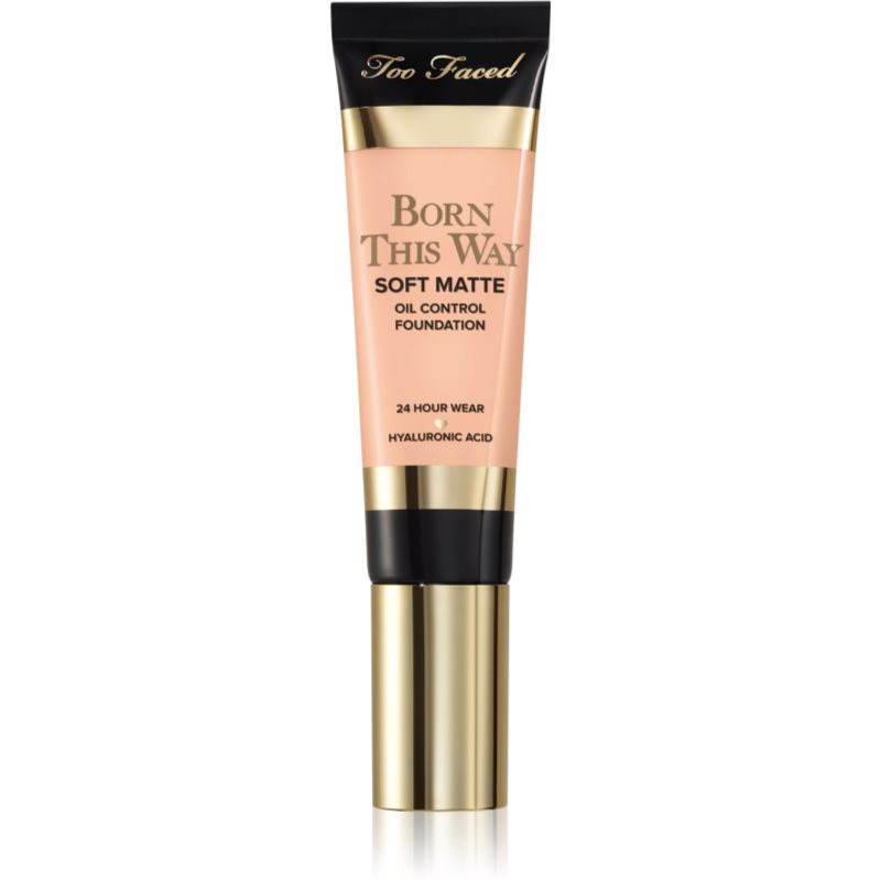 Too Faced Born This Way Soft Matte Foundation mattító make-up árnyalat Seashell 30 ml-Ár