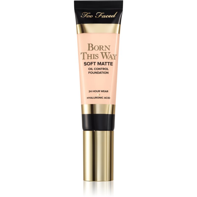 Too Faced Born This Way Soft Matte Foundation mattító make-up árnyalat Snow 30 ml-Ár