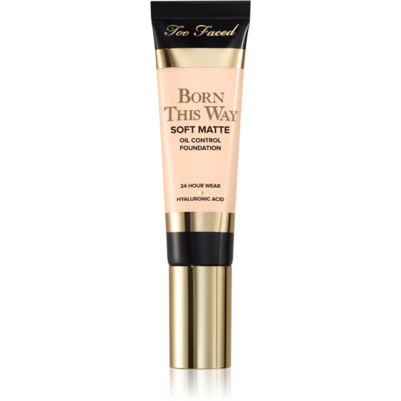 Too Faced Born This Way Soft Matte Foundation mattító make-up árnyalat Swan 30 ml-Ár