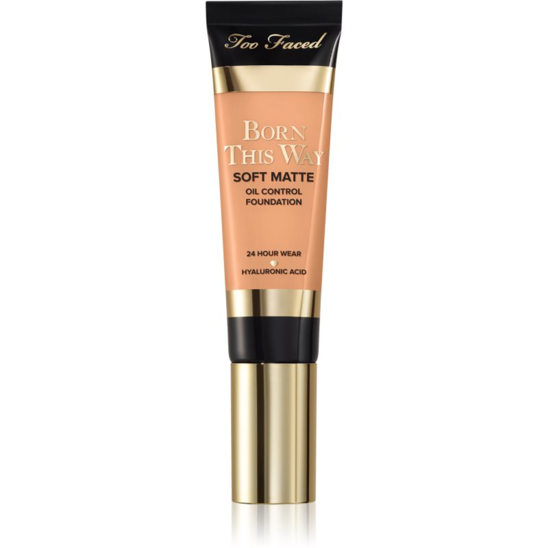 Too Faced Born This Way Soft Matte Foundation mattító make-up árnyalat Warm Nude 30 ml-Ár