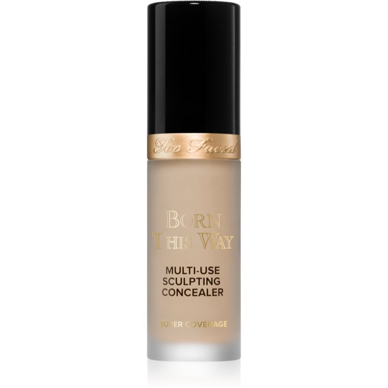 Too Faced Born This Way Super Coverage Multi-Use Concealer tartós korrektor a teljes fedésre árnyalat Almond 13