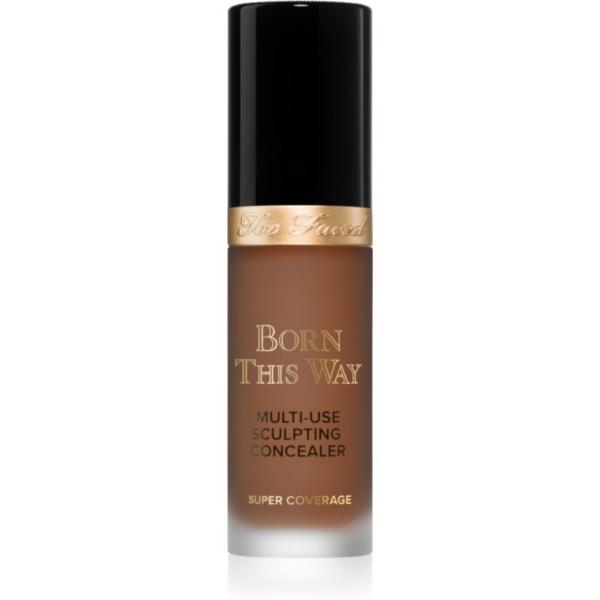 Too Faced Born This Way Super Coverage Multi-Use Concealer tartós korrektor a teljes fedésre árnyalat Cocoa 13