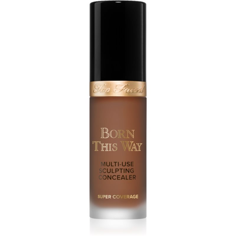 Too Faced Born This Way Super Coverage Multi-Use Concealer tartós korrektor a teljes fedésre árnyalat Cocoa 13