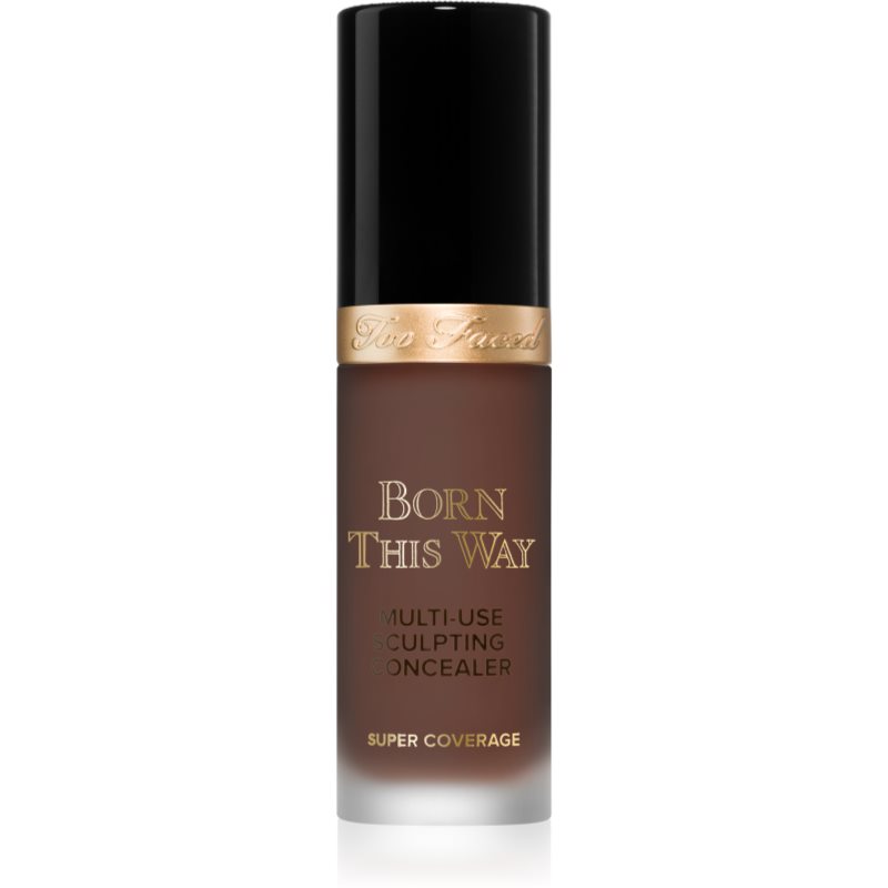 Too Faced Born This Way Super Coverage Multi-Use Concealer tartós korrektor a teljes fedésre árnyalat Ganache 13