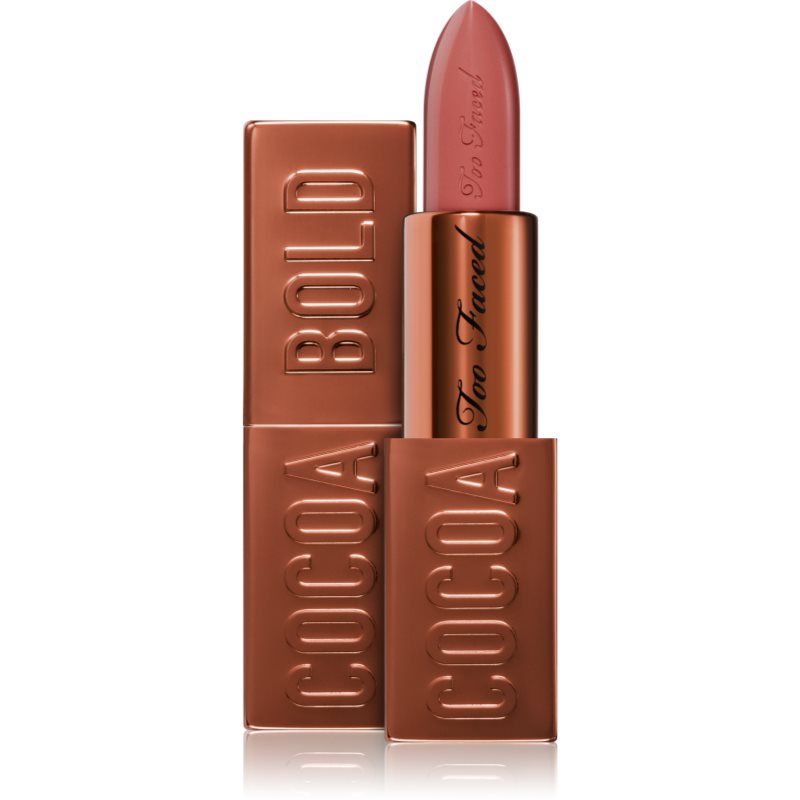Too Faced Cocoa Bold Lipstick krémes rúzs árnyalat Chocolate Chip 3