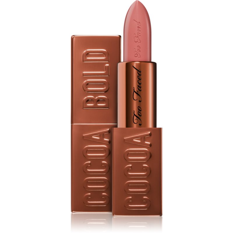 Too Faced Cocoa Bold Lipstick krémes rúzs árnyalat Milkshake 3