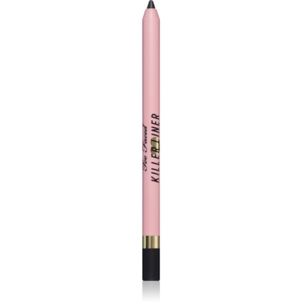 Too Faced Killer Liner 36 Hour Waterproof Gel Eyeliner Pencil vízálló zselés szemceruza a hosszan tartó hatásért árnyalat Black 1