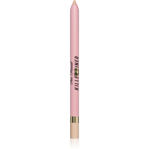 Too Faced Killer Liner 36 Hour Waterproof Gel Eyeliner Pencil vízálló zselés szemceruza a hosszan tartó hatásért árnyalat Cashmere 1