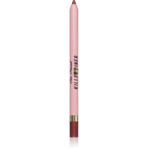 Too Faced Killer Liner 36 Hour Waterproof Gel Eyeliner Pencil vízálló zselés szemceruza a hosszan tartó hatásért árnyalat Metallic Burgundy 1