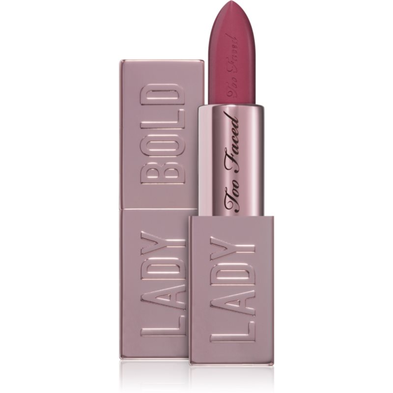 Too Faced Lady Bold Cream Lipstick krémes rúzs a hosszan tartó hatásért árnyalat Committed 3