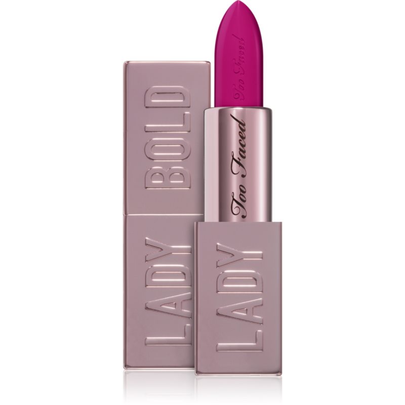 Too Faced Lady Bold Cream Lipstick krémes rúzs a hosszan tartó hatásért árnyalat Main Character 3