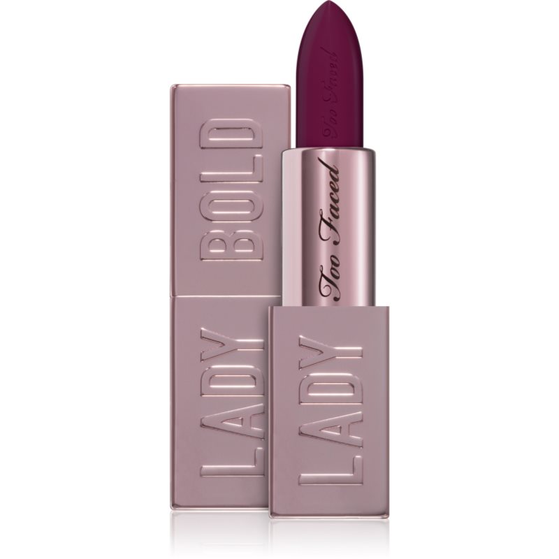 Too Faced Lady Bold Cream Lipstick krémes rúzs a hosszan tartó hatásért árnyalat Upgrade 3