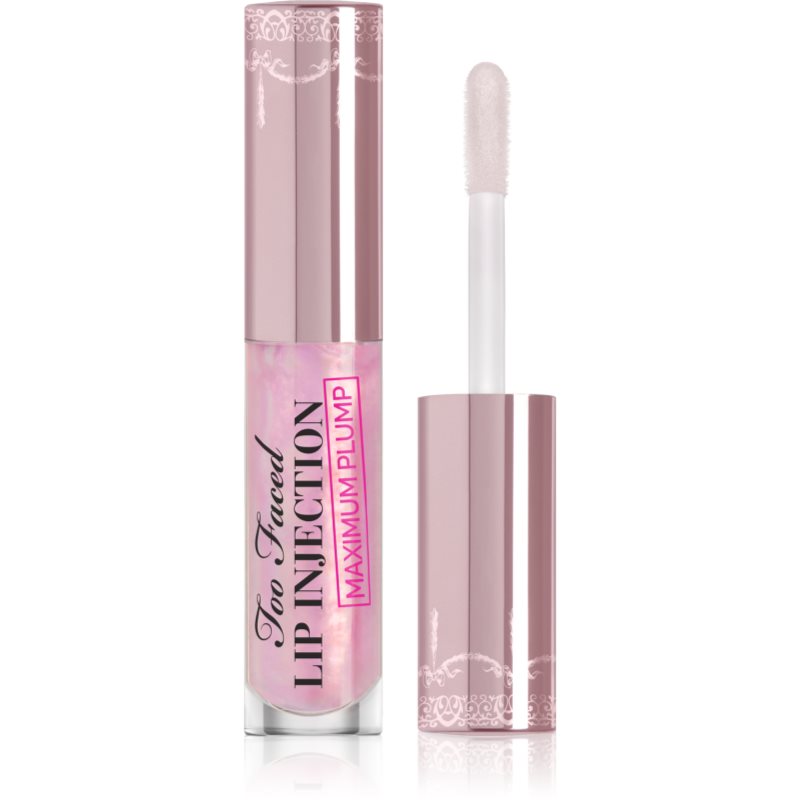 Too Faced Lip Injection Maximum Plump Extra Strength Lip Plumper Gloss Travel Size tartós ajakfény extra mennyiségéert árnyalat Original 2