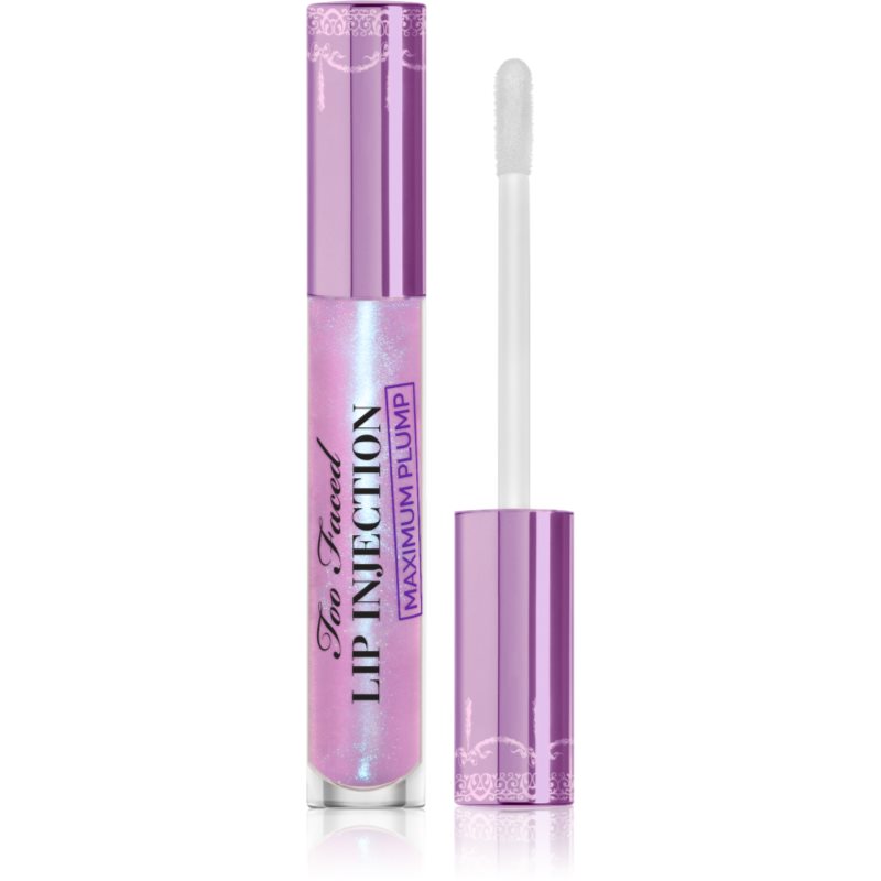 Too Faced Lip Injection Maximum Plump Extra Strength Lip Plumper Gloss tartós ajakfény extra mennyiségéert árnyalat Blueberry Buzz 4 g-Ár