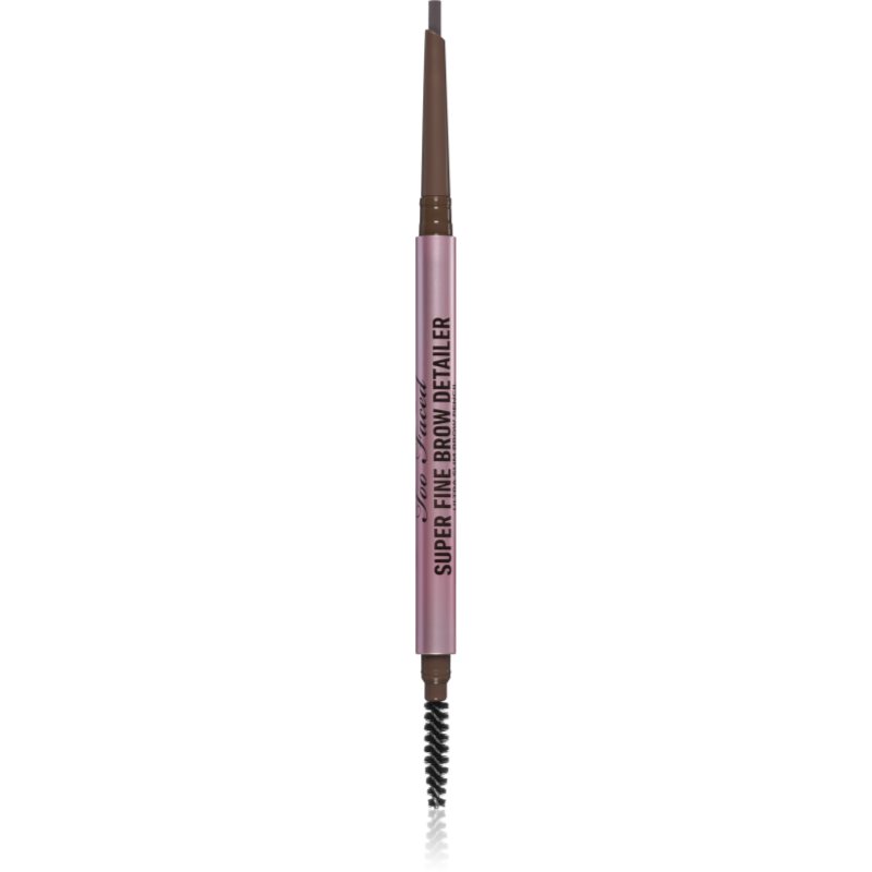 Too Faced Super Fine Brow Detailer Eyebrow Pencil tartós szemöldök ceruza árnyalat Dark Brown 0