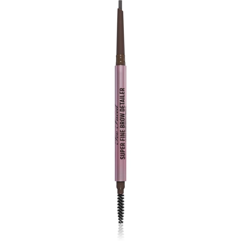 Too Faced Super Fine Brow Detailer Eyebrow Pencil tartós szemöldök ceruza árnyalat Espresso 0