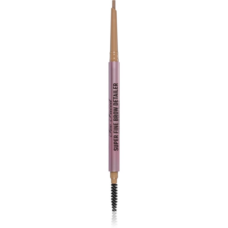 Too Faced Super Fine Brow Detailer Eyebrow Pencil tartós szemöldök ceruza árnyalat Taupe 0