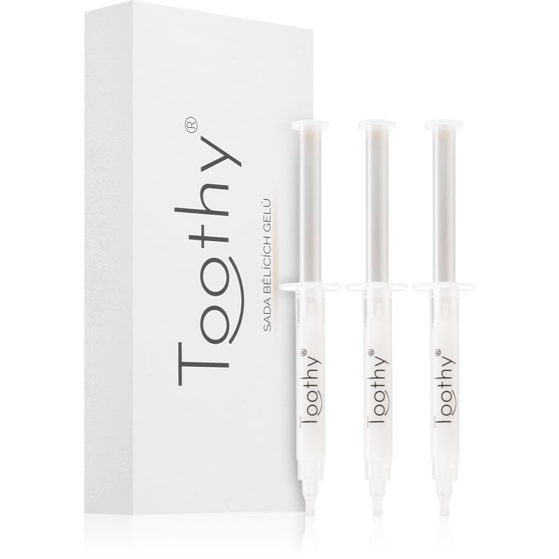 Toothy® Gel Kit fogzselédentální gel fehérítő hatás utántöltő 3 db-Ár
