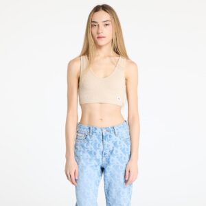 Top Calvin Klein Jeans Washed Woven Label Top Beige XS-alacsony-ár