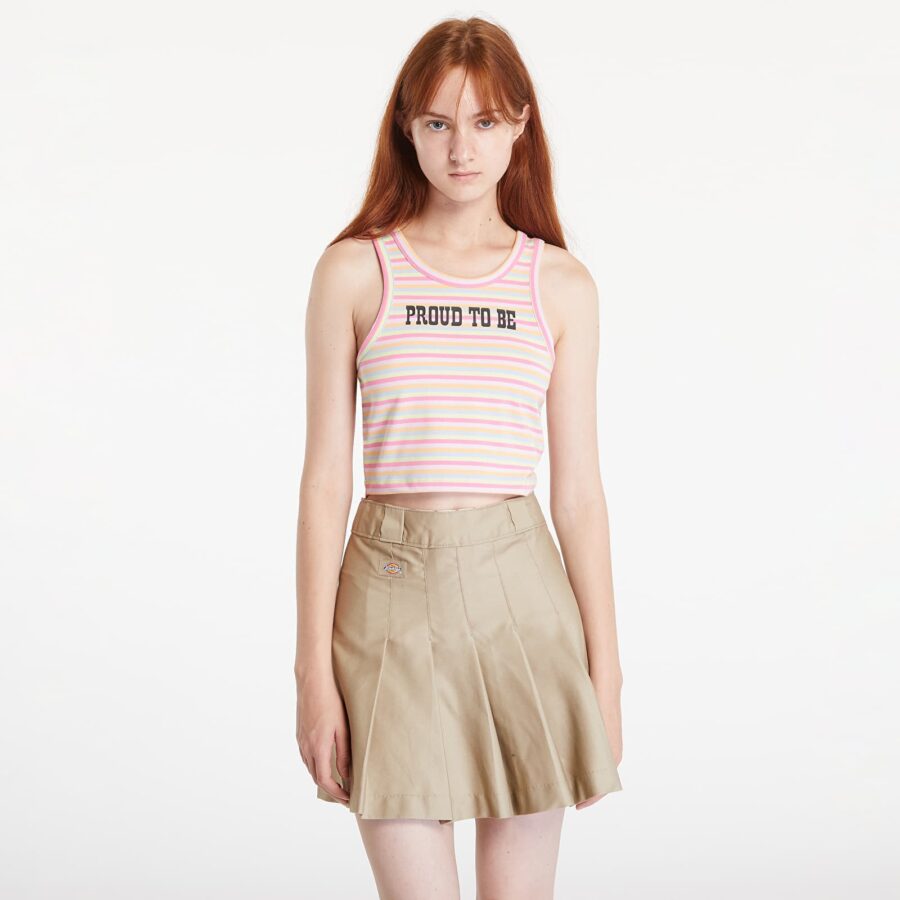 Top Converse Proud To Be Cropped Tank Top Multicolor XS-alacsony-ár