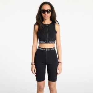 Top Off-White Logoband Zipped Rowing Top Black M-alacsony-ár