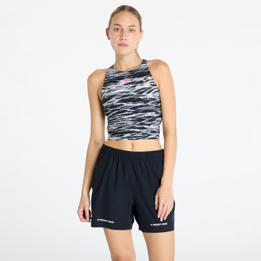 Top Under Armour Project Rock Lets Go BTB Top Pt Black XS-alacsony-ár