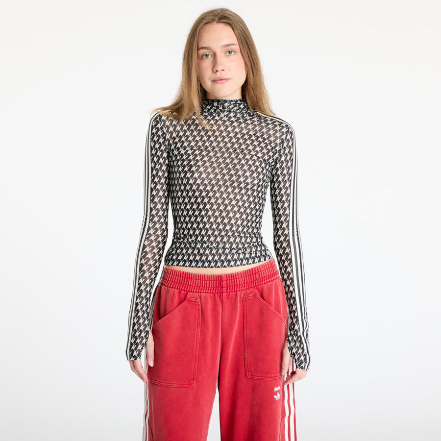 Top adidas x Avavav Mesh Aop Top Black/ Black M-alacsony-ár