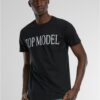 Top model T-shirt black color