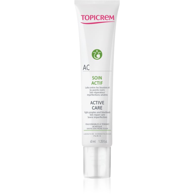 Topicrem AC Active Care aktív ápolás az aknéra hajlamos érzékeny bőrre 40 ml-Eredeti