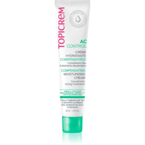 Topicrem AC Compensating Moisturizing Cream hidratáló krém az aknéra hajlamos zsíros bőrre 40 ml-Eredeti