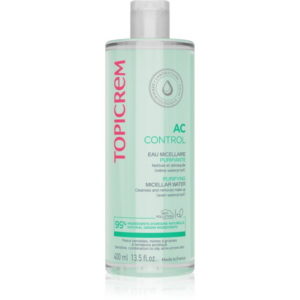 Topicrem AC Purifying Micellar Water tisztító micellás víz az aknéra hajlamos zsíros bőrre 400 ml