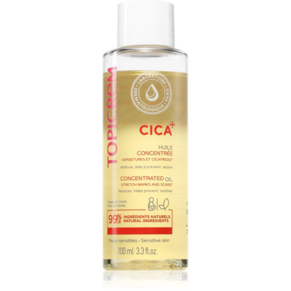 Topicrem CICA Concentrated Oil olaj hegekre és striákra 100 ml Topicrem CICA Concentrated Oil olaj hegekre és striákra 100 ml