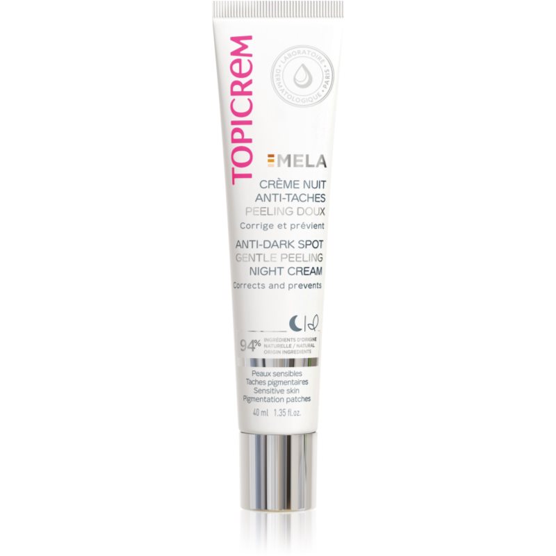 Topicrem MELA Corrective Night Cream éjszakai korrekciós krém a pigment foltok ellen 40 ml-Eredeti