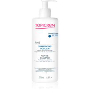 Topicrem PH5 Gentle Shampoo gyengéd sampon mindennapos használatra érzékeny fejbőrre 500 ml-Eredeti