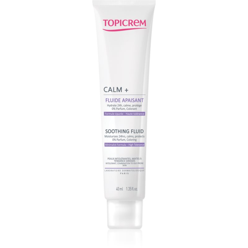 Topicrem UH FACE CALM+ Soothing Fluid nyugtató és hidratáló fluid intoleráns bőr 40 ml-Ár