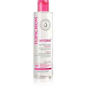 Topicrem UH FACE Gentle Micellar Water finoman tisztító micellás víz az érzékeny arcbőrre és szemekre 200 ml-Eredeti