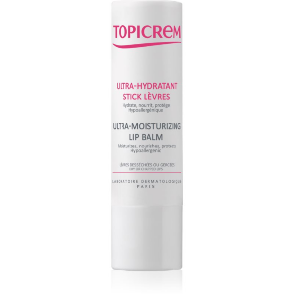 Topicrem UH FACE Ultra-Moisturizing Lip Balm hidratáló ajakbalzsam a száraz ajkakra 4 g-Eredeti