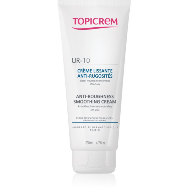 Topicrem UR-10 Anti-Roughness Smoothing Cream testápoló krém a nagyon száraz bőrre 200 ml-Eredeti
