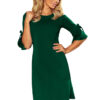 Trapezoidal dress with flared sleeves Numoco