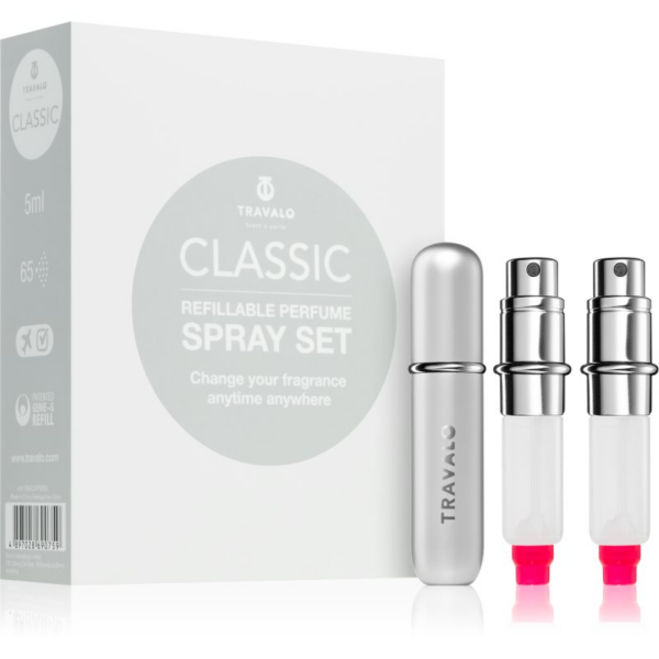 Travalo Classic HD ajándékszett unisex Silver