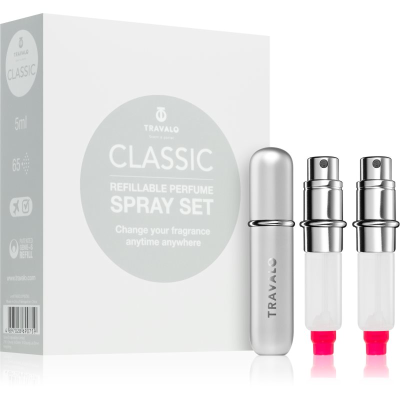 Travalo Classic HD ajándékszett unisex Silver