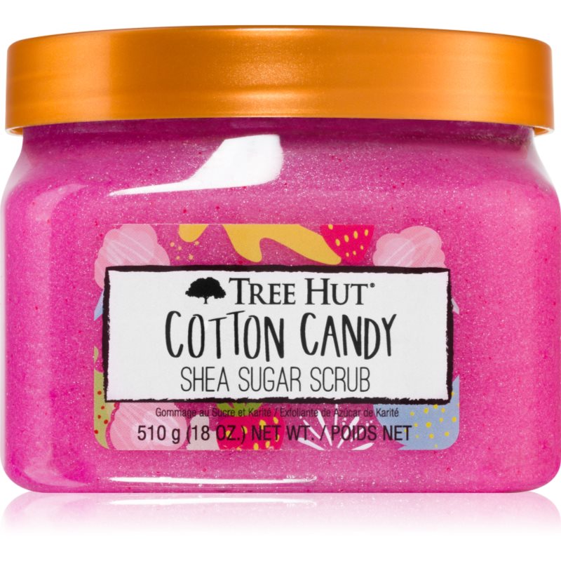 Tree Hut Cotton Candy Shea Sugar Scrub cukros test peeling 510 g-Ár