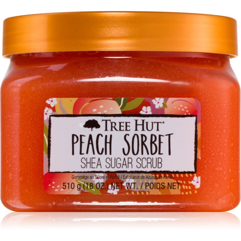 Tree Hut Peach Sorbet cukros test peeling 510 g-Ár